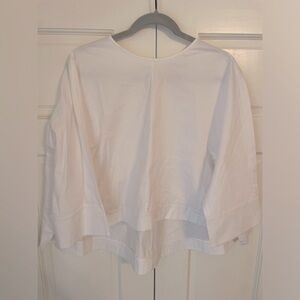 TIBI Oversized Hi Lo Shirt, Size S